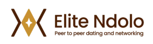 Elite Ndolo logo horizontal tagline peer to peer dating and networking