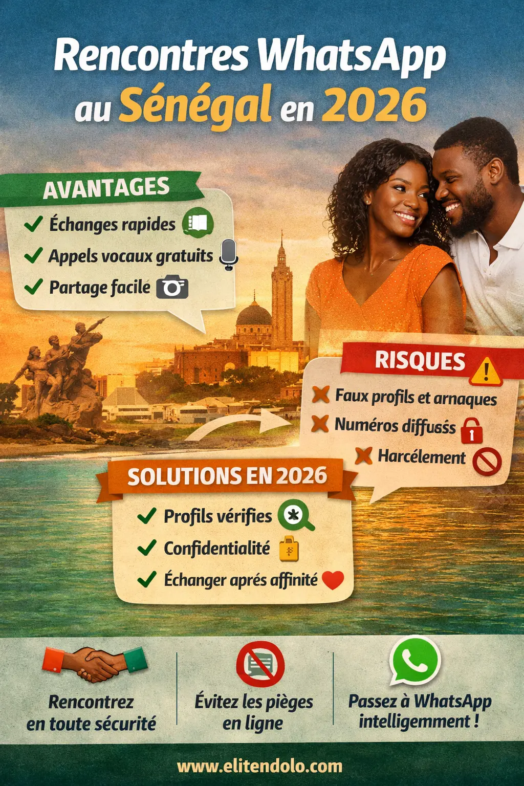 Rencontres WhatsApp au Sénégal : avantages, risques et solutions en 2026